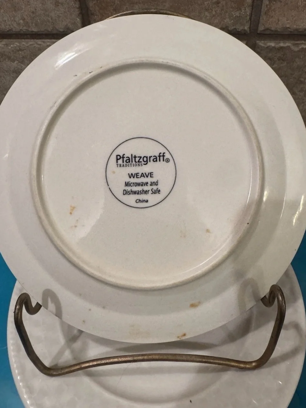 6Pfaltzgraff  Traditions Weave Salad Plate 7 3/4